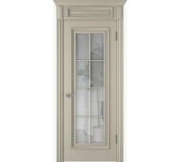 Дверь межкомнатная Finezza Elite Бремен 1/4 эмаль Галечный серый 