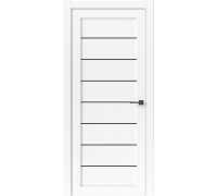 Дверь межкомнатная Модерн 10005 Белый Стекло черный Lacobel