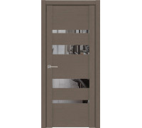 Дверь межкомнатная UniLine 30013 Soft Touch Софт Тортора зеркало Grey