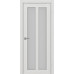 Дверь межкомнатная Optima Porte Парма 421.22 Ясень серебристый экошпон со стеклом заказная