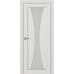 Дверь межкомнатная Optima Porte Сицилия 732.121 Ясень серебристый экошпон со стеклом заказная