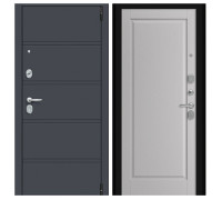 Дверь входная ДС Porta R-3 8/П1 Graphite Pro/Nardo Grey/Лунный камень
