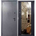 Дверь входная Steel Art Вавилон 293 Букле Dark Grey Зеркало