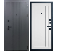 Дверь входная Balance Twin Emalex E33 Ice Black Gloss