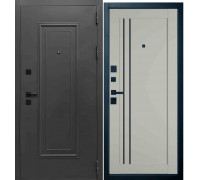 Дверь входная Оптима 1 Муар Антрацит 7016 E33 Taupe Black Gloss