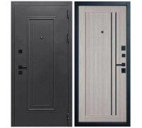 Дверь входная Оптима 1 Муар Антрацит 7016 Atum Pro 33 Stone Oak Black Gloss