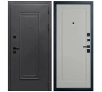 Дверь входная Оптима 1 Муар Антрацит 7016 Glanta Taupe