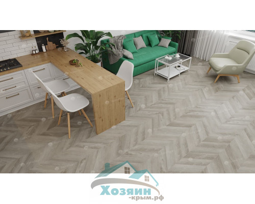 Кварц винил Alpine Floor Альпийский Шеврон ECO 18-1 Дуб Фантазия 600х127 5/43 Ёлочка