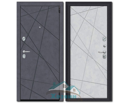 Дверь входная Porta R-3 15 / 15 Graphite Art Snow Art Лунный камень