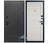 Дверь входная Оптима 1 Муар Антрацит 7016 Atum Pro 32 Artic Oak
