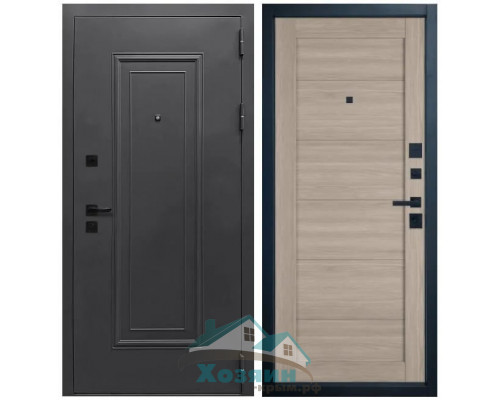 Дверь входная Оптима 1 Муар Антрацит 7016 Atum Pro 32 Red Oak 