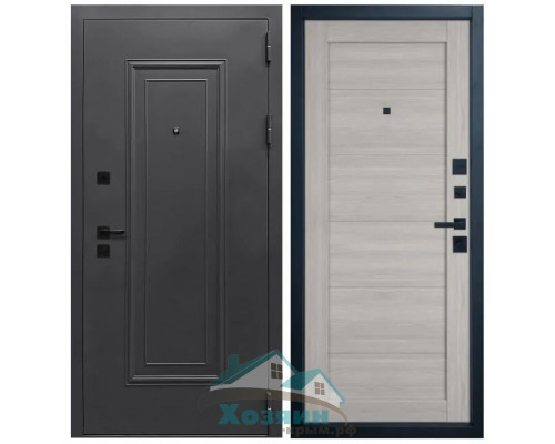 Дверь входная Оптима 1 Муар Антрацит 7016 Atum Pro 32 Stone Oak 