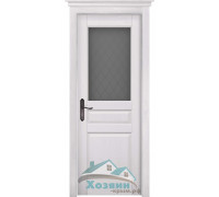 Дверь межкомнатная Массив Сосны Пандора Айсберг стекло