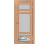 Дверь межкомнатная Optima Porte Парма 422.22222 Ясень темный экошпон со стеклом заказная
