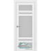 Дверь межкомнатная Optima Porte Парма 422.22222 Ясень темный экошпон со стеклом заказная