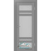 Дверь межкомнатная Optima Porte Парма 422.22222 Белый снежный экошпон со стеклом заказная