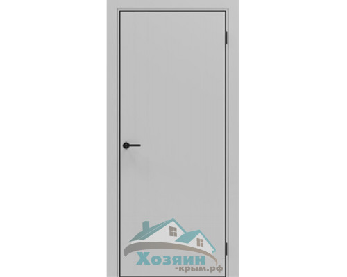 Дверь межкомнатная Portika -50 4AB Nardo Grey кромка чёрная
