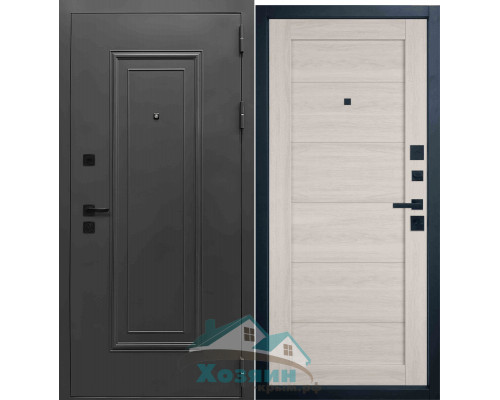 Дверь входная Оптима 1 Муар Антрацит 7016 Atum Pro 32 Scansom Oak 