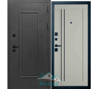 Дверь входная Оптима 1 Муар Антрацит 7016 E33 Taupe Black Gloss