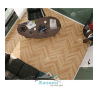 Кварц винил Alpine Floor Альпийский Шеврон ECO 18-19 Дуб Самерсет 600х127 5/43 Ёлочка