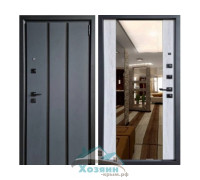 Дверь входная Steel Art Safe House 279Д Графит Зеркало