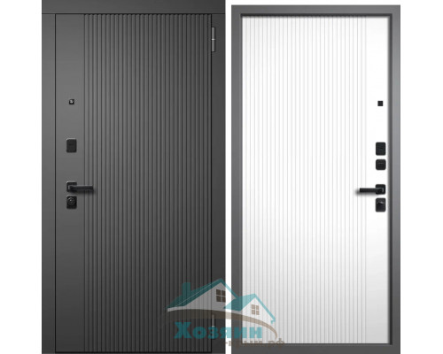 Дверь входная Fly Doors 2К Эко Лайн Графит