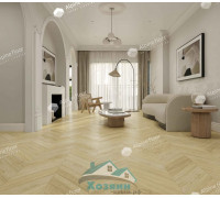 Кварц винил Alpine Floor Альпийский Шеврон ECO 18-2 Дуб Ваниль Селект 600х127 5/43 Ёлочка