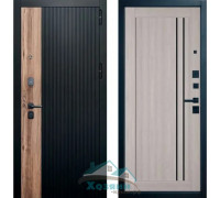 Дверь входная Balance Duo Carbon Walnut Atum Pro 33 Stone Oak Black Gloss