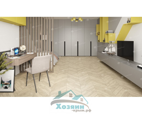 Кварц винил Alpine Floor Альпийский Шеврон ECO 18-7 Сонома 600х127 5/43 Ёлочка