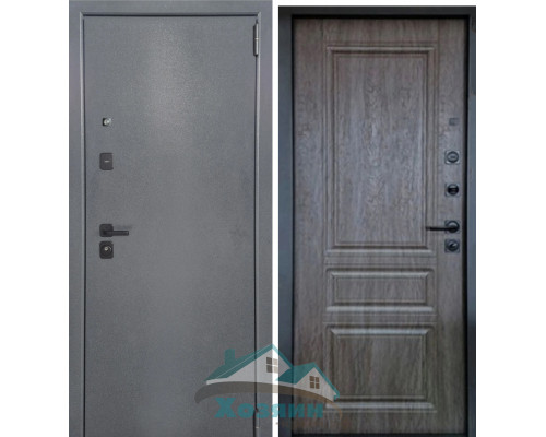 Дверь входная Steel Art Вавилон 294 Букле Dark Grey