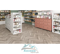 Кварц винил Alpine Floor Альпийский Шеврон ECO 18-8 Дуб Исида 600х127 5/43 Ёлочка
