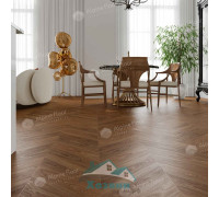 Кварц винил Alpine Floor Альпийский Шеврон ECO 18-22 Орех Нойер 600х127 5/43 Ёлочка