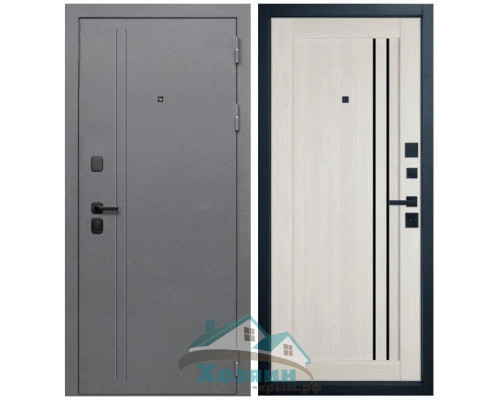 Дверь входная Expert LT Букле Графит Atum Pro 33 Artic Oak Black Gloss