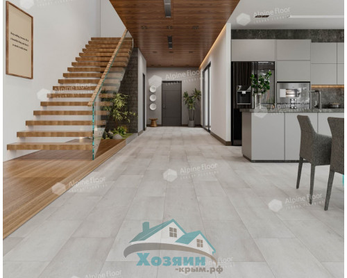 Кварц винил Alpine Floor Минеральный Камень ЕСО 4-7 Дорсет