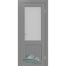 Дверь межкомнатная Optima Porte Тоскана 602.21 багет Бежевый экошпон со стеклом заказная