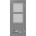 Дверь межкомнатная Optima Porte Тоскана 630.221 Белый снежный экошпон со стеклом заказная