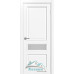 Дверь межкомнатная Optima Porte Тоскана 631.121 багет Бежевый экошпон со стеклом заказная